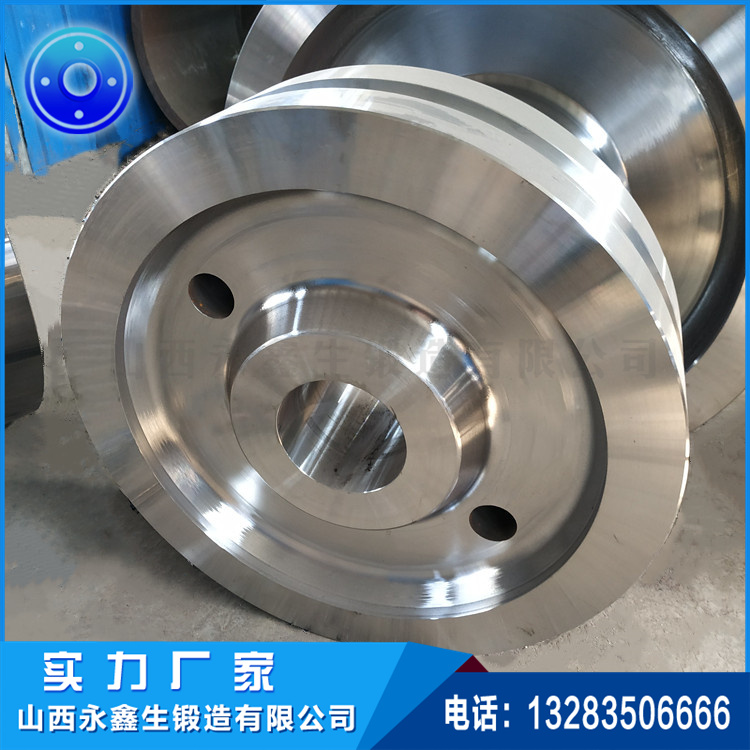 雙尾車堆取料機車輪鍛件 雙尾車堆取料機車輪鍛件